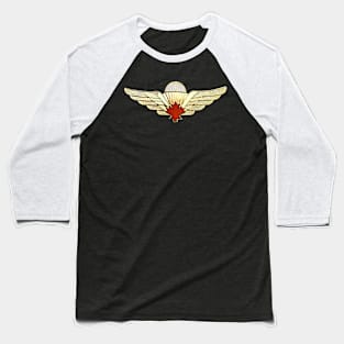 Canadian Jump Wings Baseball T-Shirt